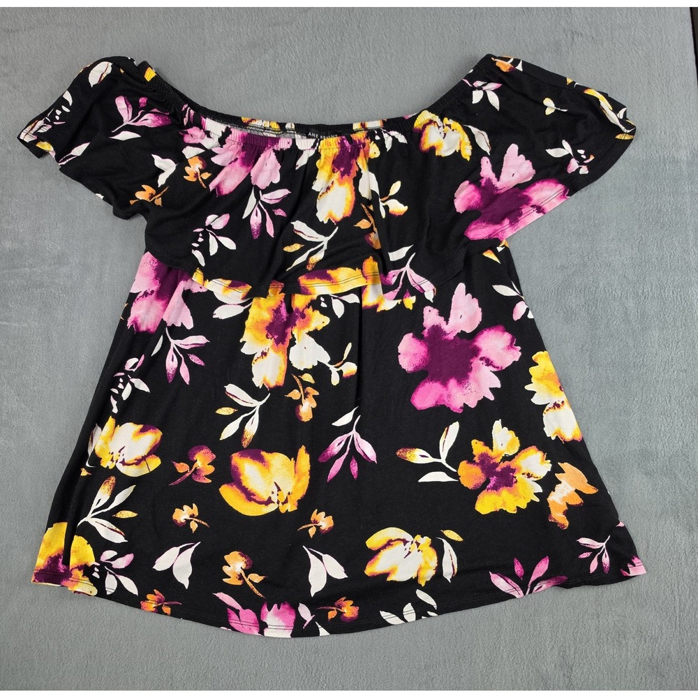 Lane Bryant Floral Off Shoulder Blouse Womens 18/20